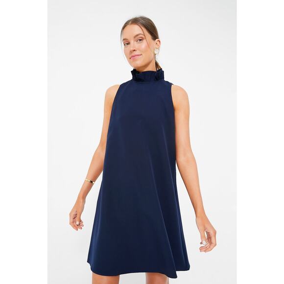 TUCKERNUCK Navy Blythe Dress Size XS NWT Retail $198 Tuckernuck - Picture 5 of 8